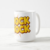 Knock knock kaffeetasse (VorderseiteRechts)