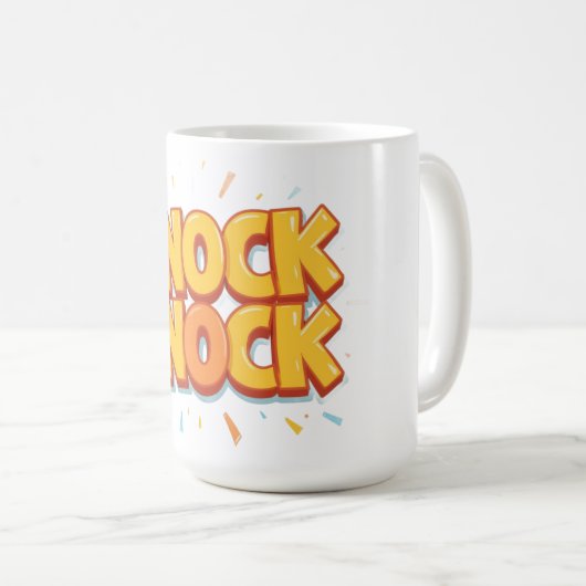 Knock knock kaffeetasse (VorderseiteRechts)