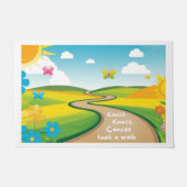 "Knock, Knock", Künstlerische Doormat Fußmatte (Vorderseite)