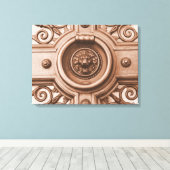 Knock Knock ... Leinwanddruck (Insitu (Holzboden))