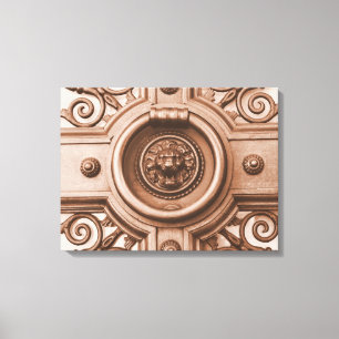 Knock Knock ... Leinwanddruck