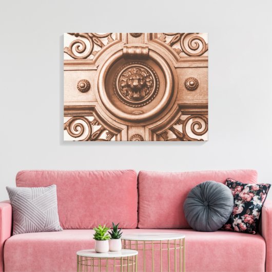 Knock Knock ... Leinwanddruck (Insitu (Wohnzimmer))