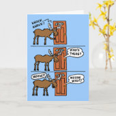 Knock Knock Moose Sie Miss Sie Karte (Gelbe Blume)