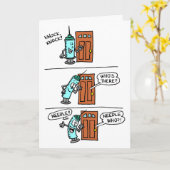 Knock Knock Needle Little Recognition Nurses Day Karte (Gelbe Blume)