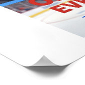 Knock Knock Offside Hockey Poster (Ecke)