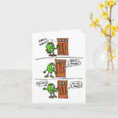 Knock Knock Olive You Mother Day Karte (Gelbe Blume)