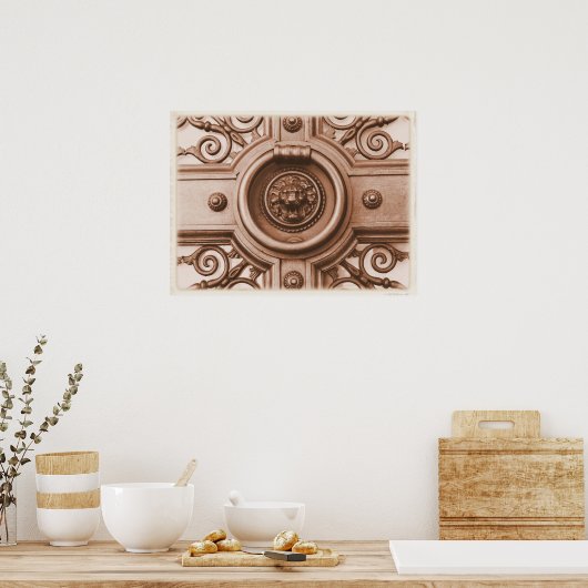 Knock Knock ... Poster (Küche)