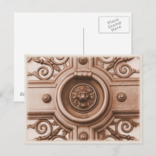 Knock Knock ... Postkarte (Vorne/Hinten)