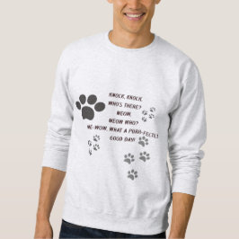 Knock knock sweatshirt