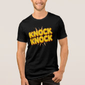 Knock knock Tri-Blend shirt (Vorderseite)