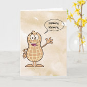 Knock Knock Wer ist da? Grußkarte Karte (Gelbe Blume)