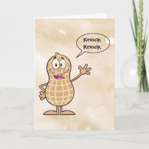 Knock Knock Wer ist da? Grußkarte Karte