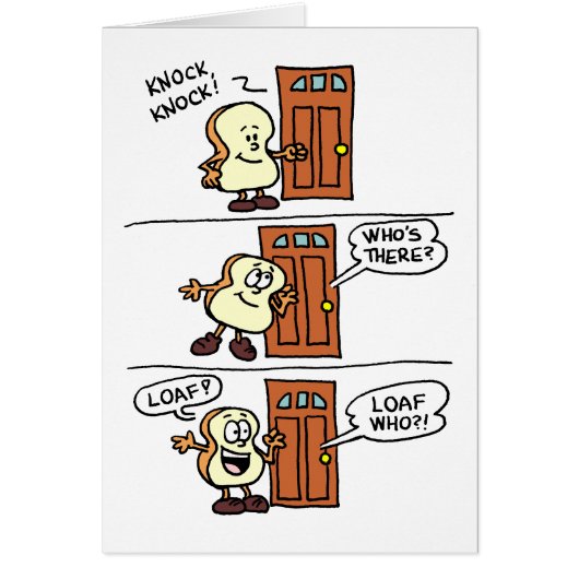 Knock Loaf Sie Brot Jubiläumsgrüße (Vorne)