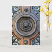 Knock - Lötentür-Knopfkappe auf der Innenseite Karte (Gelbe Blume)