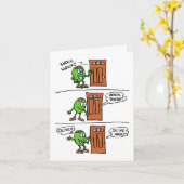 Knock Olive You Anniversary Grußkarte Karte (Gelbe Blume)