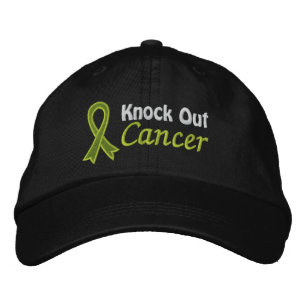Knock-out Cancer Non-Hodgkins Lymphom Bestickte Baseballkappe