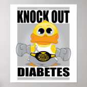 Knock-out-Diabetes Poster (Vorne)