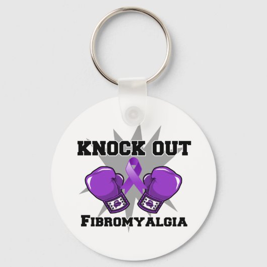 Knock Out Fibromyalgie Schlüsselanhänger (Vorderseite)