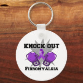 Knock Out Fibromyalgie Schlüsselanhänger (Vorderseite)