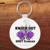 Knock Out GIST Cancer Schlüsselanhänger (Vorderseite)
