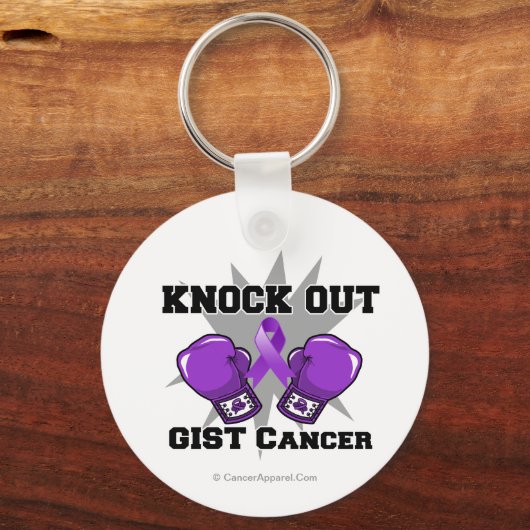 Knock Out GIST Cancer Schlüsselanhänger (Vorderseite)