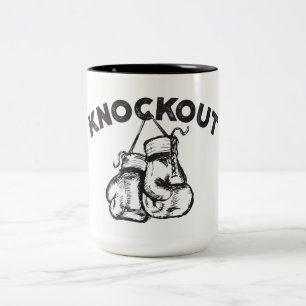 KNOCK-OUT Kaffee-Tasse Zweifarbige Tasse
