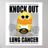 Knock Out Lungenkrebs Poster (Vorne)