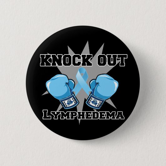Knock Out Lymphoödem Button (Vorderseite)