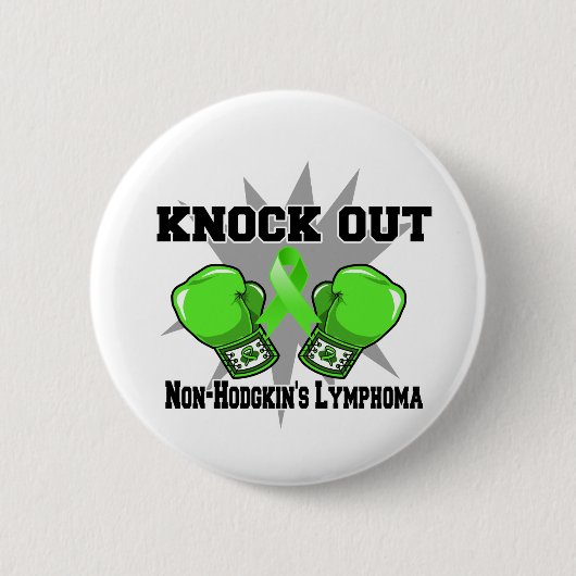 Knock Out Non-Hodgkin-Lymphom Button (Vorderseite)