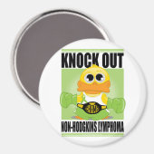Knock Out Non-Hodgkins-Lymphom Magnet (Vorderseite/Rückseite)