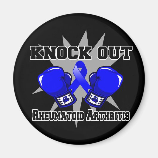 Knock Out Rheumatoide Arthritis Magnet (Vorne)