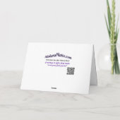 Knock-out Rose u. Knospe 4397 fertigen besonders Dankeskarte (Rückseite)