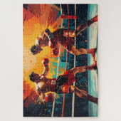 Knock-out-Runde: Boxaktion Puzzle (Vertikal)