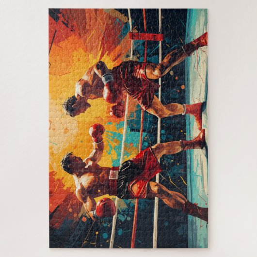 Knock-out-Runde: Boxaktion Puzzle (Vertikal)