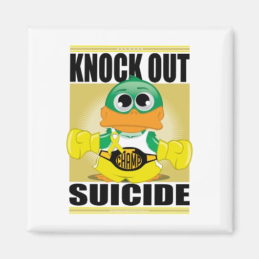 Knock Out Suicide Magnet (Vorne)