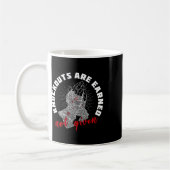 Knock-outs werden verdient, ohne Boxkampf-Moti Kaffeetasse (Links)