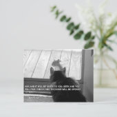 KNOCK POSTKARTE (Stehend Vorderseite)