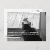 KNOCK POSTKARTE (Vorne/Hinten)