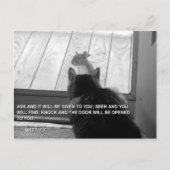 KNOCK POSTKARTE (Vorderseite)