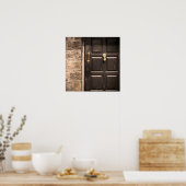 Knock und es muss geöffnet werden poster (Küche)