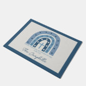 Knock und es wird für Sie geöffnet Christlich Rug Fußmatte (Schrägansicht)