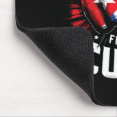 Knockout Artist aus Kuba Boxstolz Mousepad (Ecke)