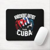 Knockout Artist aus Kuba Boxstolz Mousepad (Mit Mouse)