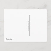 Knockout Baby Shower Mama-to-be Einladungspostkarte (Rückseite)