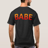 Knockout Book Bash "BABE back" T-Shirt (Rückseite)