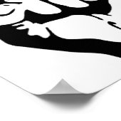 Knockout Boxhammer Faust Poster (Ecke)