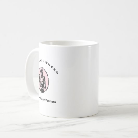 Knockout Queen Kaffeetasse (Vorderseite Links)