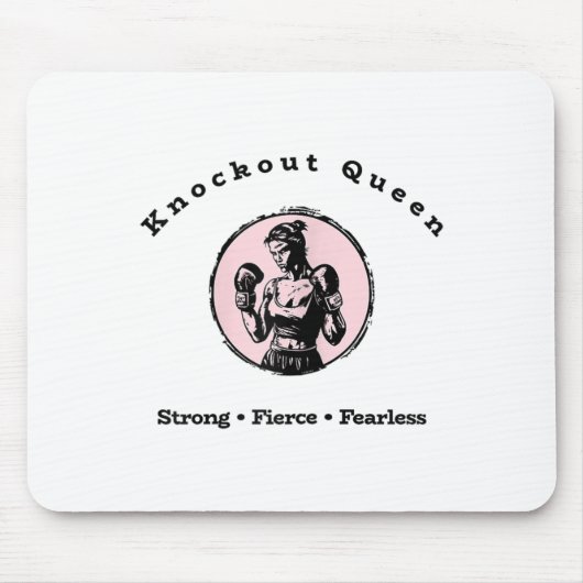 Knockout Queen Mousepad (Vorne)