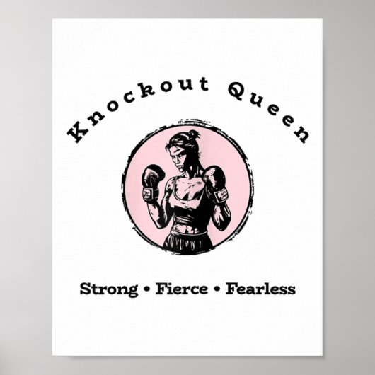 Knockout Queen Poster (Vorne)
