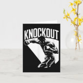 Knockout - Stolz, Ruhm, Meisterschaft Cool Boxen Karte (Gelbe Blume)
